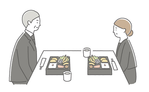 精進落とし。